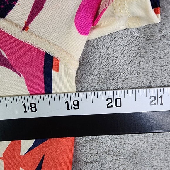 Womens J. Dow Fitness Multicolor Active Crop Top Shirt Short Sleeve Size XXL - Picture 5 of 7